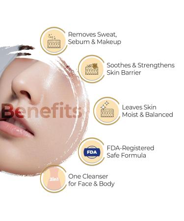 KSBC Pioom Rice Bran Cleansing Foam | Hydrating Face Wash for Sensitive Skin | Gentle K-Beauty Cleanser with Soft Creamy Texture & Lovely Scent | Family Size 16.9 fl oz - Buy Online on GoSupps.com