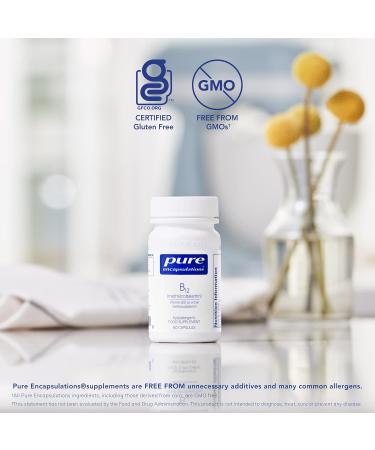 Pure Encapsulations Vitamin B12 Methylcobalamin 1000mcg - Supports Healthy Nervous System - 60 Capsules - Buy Online on GoSupps.com