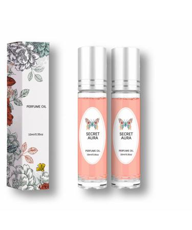 2PCS Pheromone Perfume for Women Fragrance Pheromone Cologne Attract Men Long Lasting Fragrance Portable Perfume Female (Jasmine flower flavor)