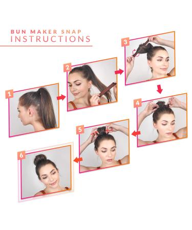 Womens Hair Bun Maker French Twist Snap by Andlane - Black & Brown Set - Buy Online on GoSupps.com