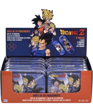 Children's Plaster Storage Box - Dragon Ball Z Design - 2 Pieces & 24 Plasters - Perfect for Backpacks & Handbags - International Shipping Available - Buy Online on GoSupps.com