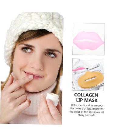 SOESFOUFU 20pcs Collagen Lip Mask Pads Moisturizing and Exfoliating Treatment for Smooth Plump Lips Gentle Formula for All Skin Types Anti-wrinkle and Hydrating Essence - Buy Online on GoSupps.com