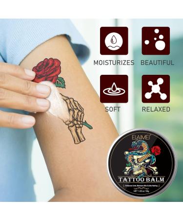  CCKULOOB Premium Tattoo Cream - Daily Care & Conditioner - Moisturizing - Strengthens Tattoo Colours - Promotes Healing - 1.06 oz - Buy Online on GoSupps.com