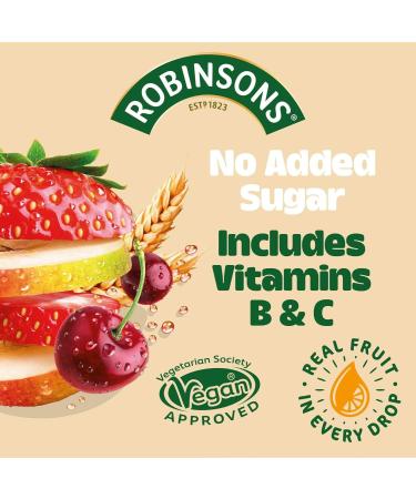 Robinsons Fruit and Barley Summer Fruits 1L - Refreshing Drink for Hot Days - Buy Online on GoSupps.com