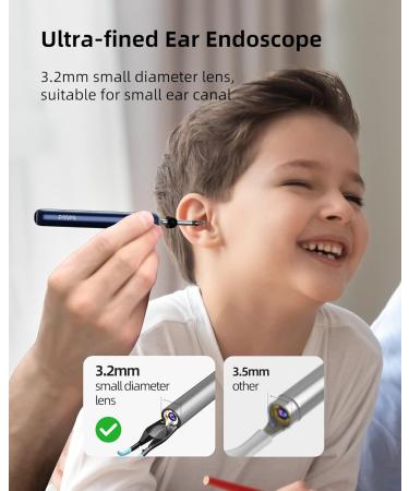 Buy Bebird WiFi Ear Wax Removal Tool Camera - 10MP Ear Cleaner with Gyroscope & 12 Tips for iPhone & Android - Buy Online on GoSupps.com