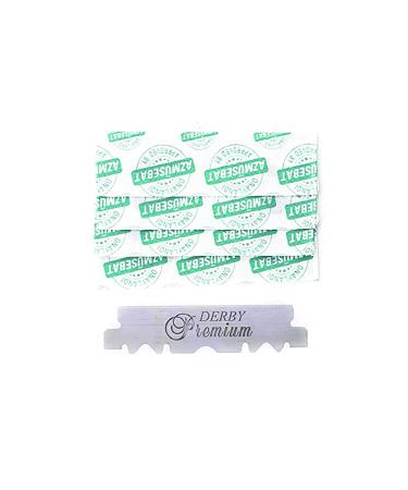 DERBY Barber Razor Premium Single Edge Blade 100 Count SR-05298 (5 Pack) - High-Quality Blades for Barbering Needs - Buy Online on GoSupps.com