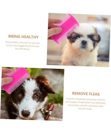 5pi ces Peigne Pour Animaux De Peignes Plastique Pour Toilettage Et Chiens Couleur - Buy Online on GoSupps.com