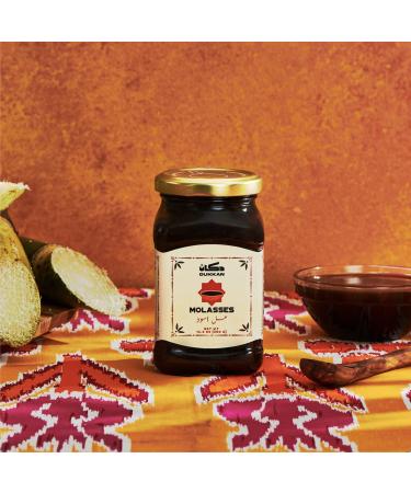 Dukkan Foods Black Molasses 12.3 oz | Unsulfured, Sweet & GMO-Free Vegan Syrup - Buy Online on GoSupps.com