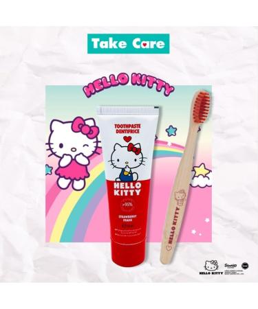 Hello Kitty Strawberry Toothpaste for Kids - 50 ml | Whitening Children's Toothpaste | Fun Oral Care - Buy Online on GoSupps.com