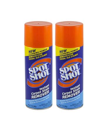 Spot Shot Instant Carpet Stain Remover Aerosol 14 oz can - 2 Pack