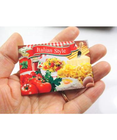 Italy Food Magnet Photo Souvenir Italy Pasta Tomato Pasta Cheese - Buy Online on GoSupps.com