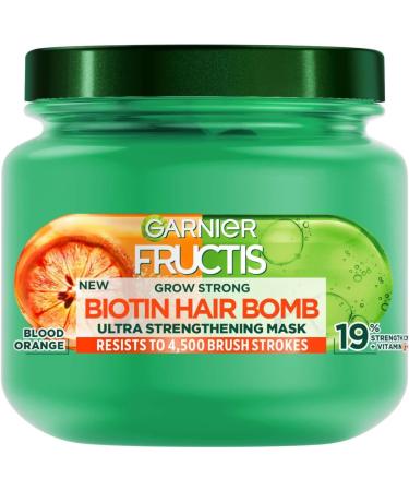 Garnier Fructis Vitamin Force Hair Bomb Biotina Mascarilla 320 Ml Women - Buy Online on GoSupps.com