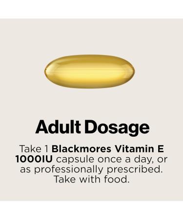 Blackmores Natural E 1000IU 100 Capsules - Buy Online on GoSupps.com