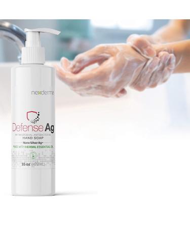 Defense Ag Hand Soap with Coconut Oil & Oat Extract | Paraben-Free Moisturizing Daily Cleanser | Herbal Essential Oil | Pack of 4 - 8oz Each - Buy Online on GoSupps.com