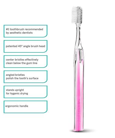Supersmile Crystal Collection Pink Diamond Toothbrush - Premium Dental Care - Buy Online on GoSupps.com