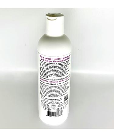 Rixx Lavender Sage Lotion (Sport Cap) with Witch Hazel, Aloe Vera & Essential Oils - Moisturizer for Face and Body - Buy Online on GoSupps.com