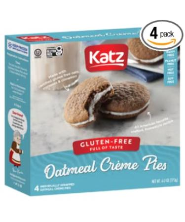 Katz Gluten Free Oatmeal Crème Pie Pack of 6 6 Pack