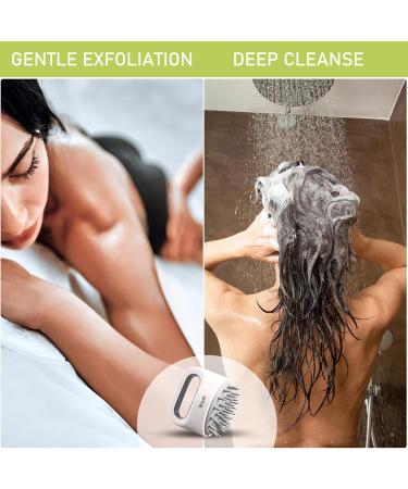 RZMZBY Scalp Massage Brush - Silicone Shampoo Brush for Relaxation & Hair Growth | Wet & Dry Use for Men Women & Pets - Buy Online on GoSupps.com