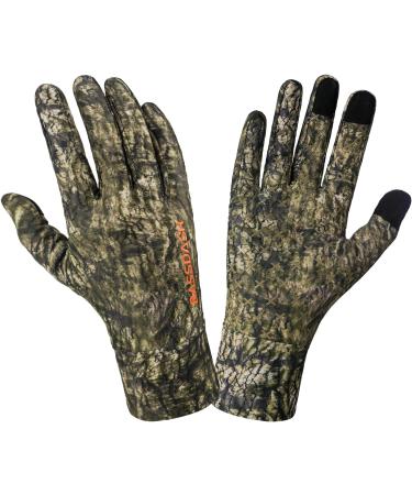Bassdash Men's Camo Hunting Gloves | UPF 50+ Lightweight Touchscreen | Ideal for Fishing Hiking & Outdoor Activities | Moosholz XL - Buy Online on GoSupps.com