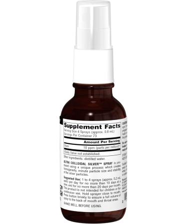 Source Naturals Ultra Colloidal Silver Spray 10 PPM - Wellness Support - 2 oz | International Shipping Available - Buy Online on GoSupps.com