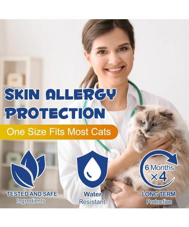 Kreezypet Flea and Tick Collar for Cats | 24-Month Protection | Essential Oils | 19 Inches | 3-Pack | International Shipping - Buy Online on GoSupps.com