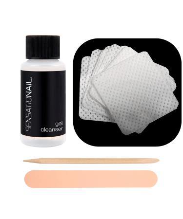 SensatioNail Gel Cleanser & Wipes Refill Kit  0.92 Ounce 2 Piece Set
