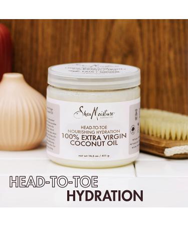 SheaMoisture Coconut Pure Oil 15 oz - Nourishing Hair and Skin Treatment - Buy Online on GoSupps.com