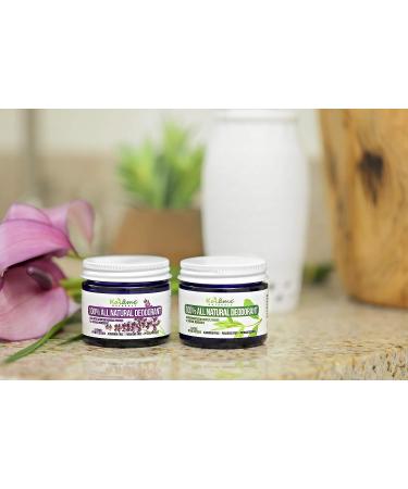 Kaiame Naturals Lavender Deodorant with Activated Charcoal - Organic, Aluminum-Free, Paraben-Free - Buy Online on GoSupps.com