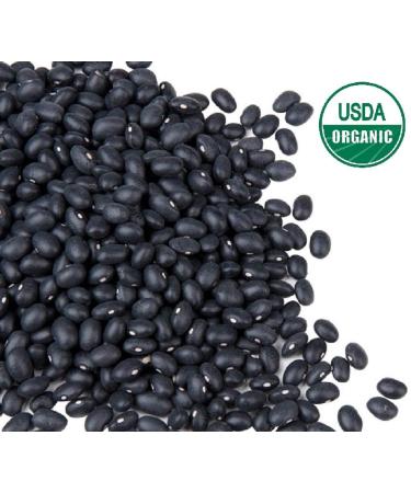 Organic Black Turtle Beans Dry Bulk - Non-GMO Black Kidney Beans - 5 lbs | Fresh and Versatile Legumes - Buy Online on GoSupps.com