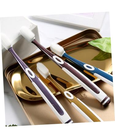 Beavorty 8-Piece Nano Toothbrush Set - Medium-Sized Ergonomic Wear-Resistant Hard Bristles for Adults | Best Teeth Accessories for Optimal Oral Care - Buy Online on GoSupps.com