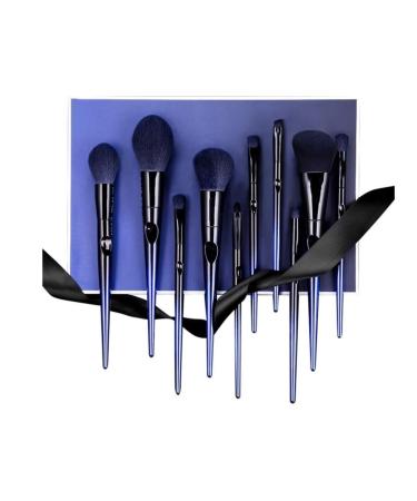 Makeup Brush Set Foundation Concealer Eye Shadow Eyeliner Blusher with Makeup Bag 10 Pieces Foundation Brush