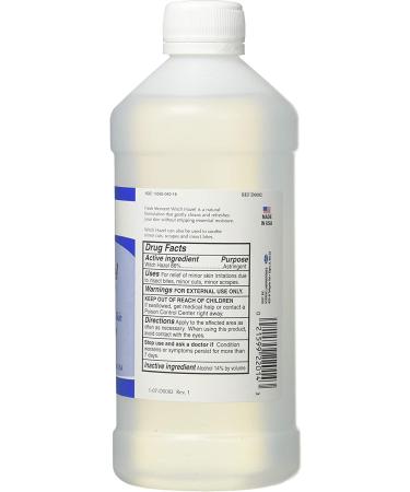 Witch Hazel Natural Astringent - 16oz Bottle | Soothe & Tone Skin Naturally - Buy Online on GoSupps.com