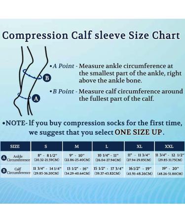 Lin Performance Medical Calf Compression Sleeve 20-30 mmHg - Footless Socks for Nurses, Pregnant Women, Travel - Varicose Veins, Post Surgery Recovery - Beige, Medium - Buy Online on GoSupps.com