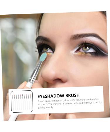 Angoily 10pcs Eye Shadow Brush Makeup Brush Rhinestone Hat Eye Crease Eye Makeup Tool Miss Eyes Makeup Tools - Buy Online on GoSupps.com