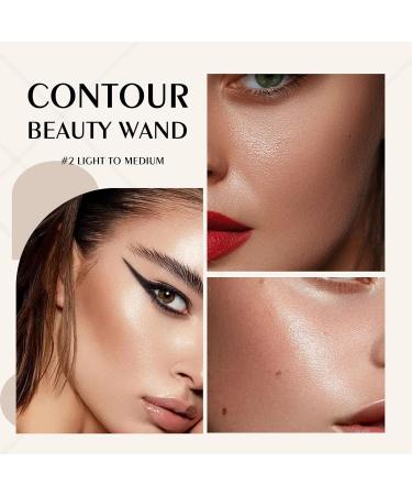 KYDA Contour Beauty Wand Liquid Face Concealer - High Coverage Concealing Cushion with Natural Matte Finish - Long Lasting & Silky Stick - #02 Light Medium 18.00 ml - Buy Online on GoSupps.com