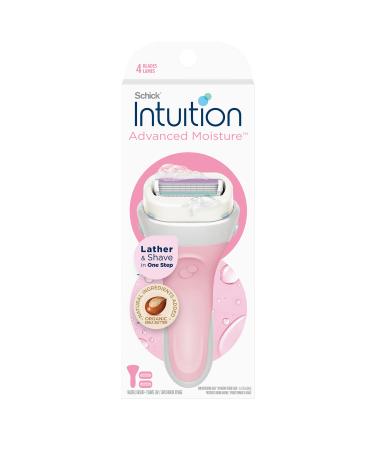Schick Intuition Advanced Moisturizing Womens Razor with Shea Butter, 1 Handle with 2 Refills - Buy Online on GoSupps.com
