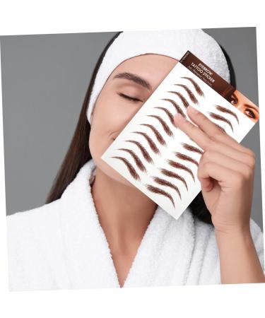 DRESSOOS 5 Sheets eyebrows makeup sticker eyebrow stickers fake eyebrow stickers sticker - Buy Online on GoSupps.com