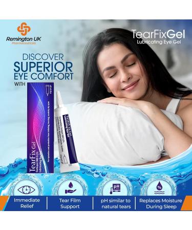 TearFix Carbopol 980 0.2% Lubricating Eye Gel - Soothes Irritated, Tired, and Dry Eyes - Buy Online on GoSupps.com