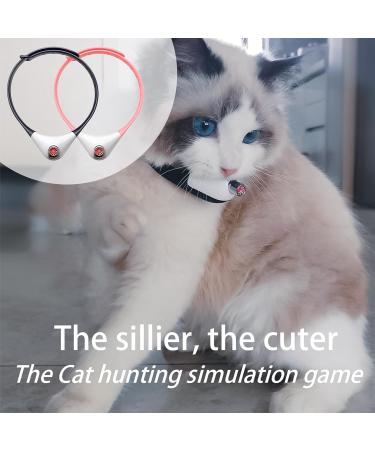 CJHZQYY Rechargeable Laser Pointer Collar for Cats Wearable Automatic Cat Laser Collar Toy for Indoor Kittens & Cats Electric Cat Collar Smart Toy Pet Exercise Toys (Black) - Buy Online on GoSupps.com