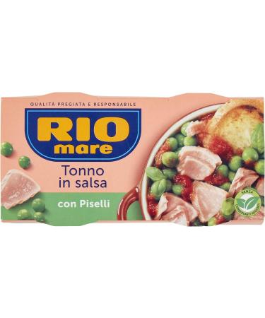 Rio Mare Nostromo Pack of 6 Tuna and Pea Test Sachets 150g + 1 Felce Azzurra Talcum Powder Sachet 100g - Buy Online on GoSupps.com