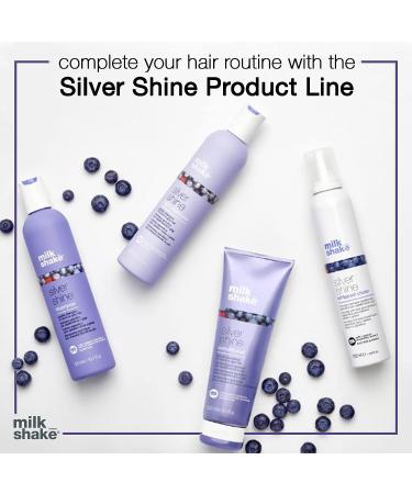 Milk_shake Silver Shine Conditioner 8.4 fl. oz. - Nourishing Hair Care for Bright and Radiant Silver Tones - Buy Online on GoSupps.com