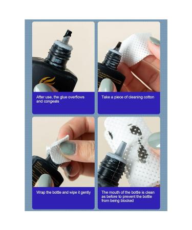 Buy Adhesive Cleaning Pads | Nonwoven Eyelash Cotton Wipes | Disposable Beauty Salon Supplies - Buy Online on GoSupps.com