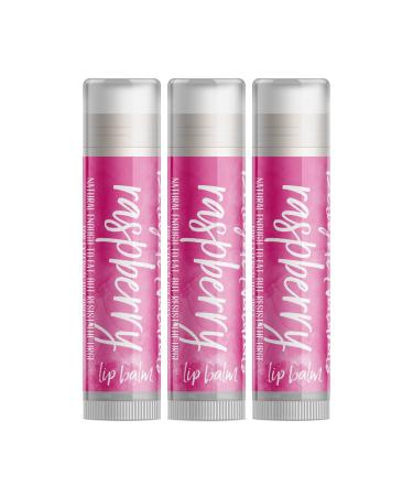 Raspberry Lip Balm - Set of Three