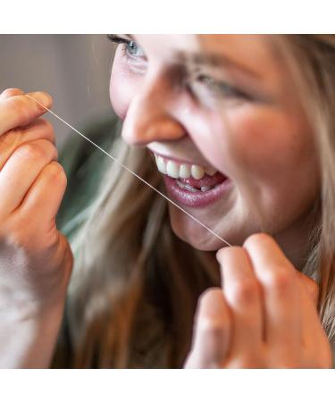 Chinchilla Vegan Dental Floss | Plastic-Free & Sustainable | Corn Starch Tooth Silk | 30m Refillable Mint Tooth Floss | Compostable & Biodegradable Eco-Friendly Dental Care - Buy Online on GoSupps.com