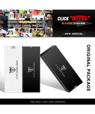 Buy Attcl Unisex Blue Light Filter Glasses - UV Blocking Gaming Glasses for Men & Women | Reduce Headaches & Eye Strain | Black & Gold - Buy Online on GoSupps.com