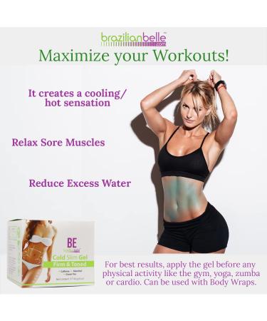 Brazilian Belle Cold Gel with Caffeine and Green Tea Extract - Skin Texture Improvement, Hydration, and Moisturization - 6 oz Jar - Buy Online on GoSupps.com