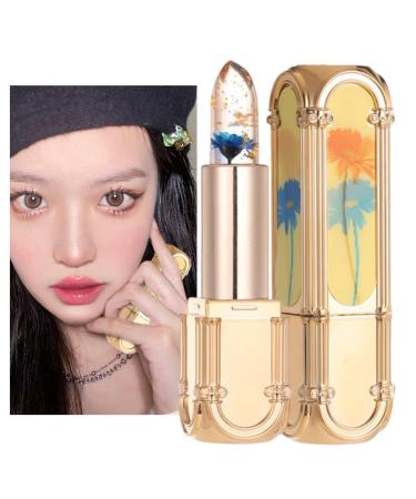 Color Changing Lip Gloss | Magic Moisturizing Plumping Jelly Lipstick - Waterproof Flower Lipstick for Labial, Long Lasting Cosmetics for Gifts Keloc
