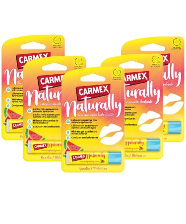Carmex Carmex Lip Balm Various Fragrances (Naturally Watermelon 5 Units)