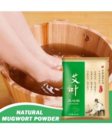 Detox Foot Soak 100 Bags Natural Mugwort Powder Foot Spa Soak Disposable Portabe Herbal Foot Soak for Home Travel Gift Foot Spa Soak - Buy Online on GoSupps.com