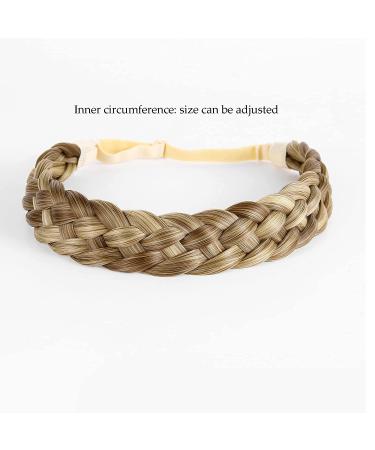 TOECWEGR Multi-Color Synthetic Braided Headband - Classic Wide Plaited Hairpiece for Women - Buy Online on GoSupps.com